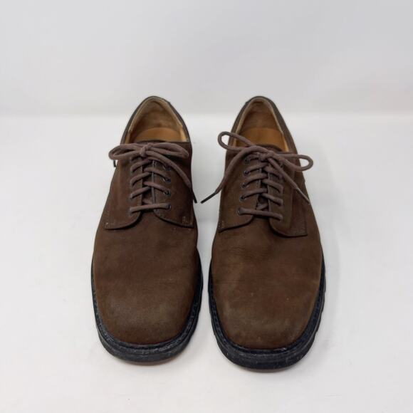 Rockport 9.5 Brown Suede Leather Northfield Waterproof Derby Oxford Vibram Sole main image 12